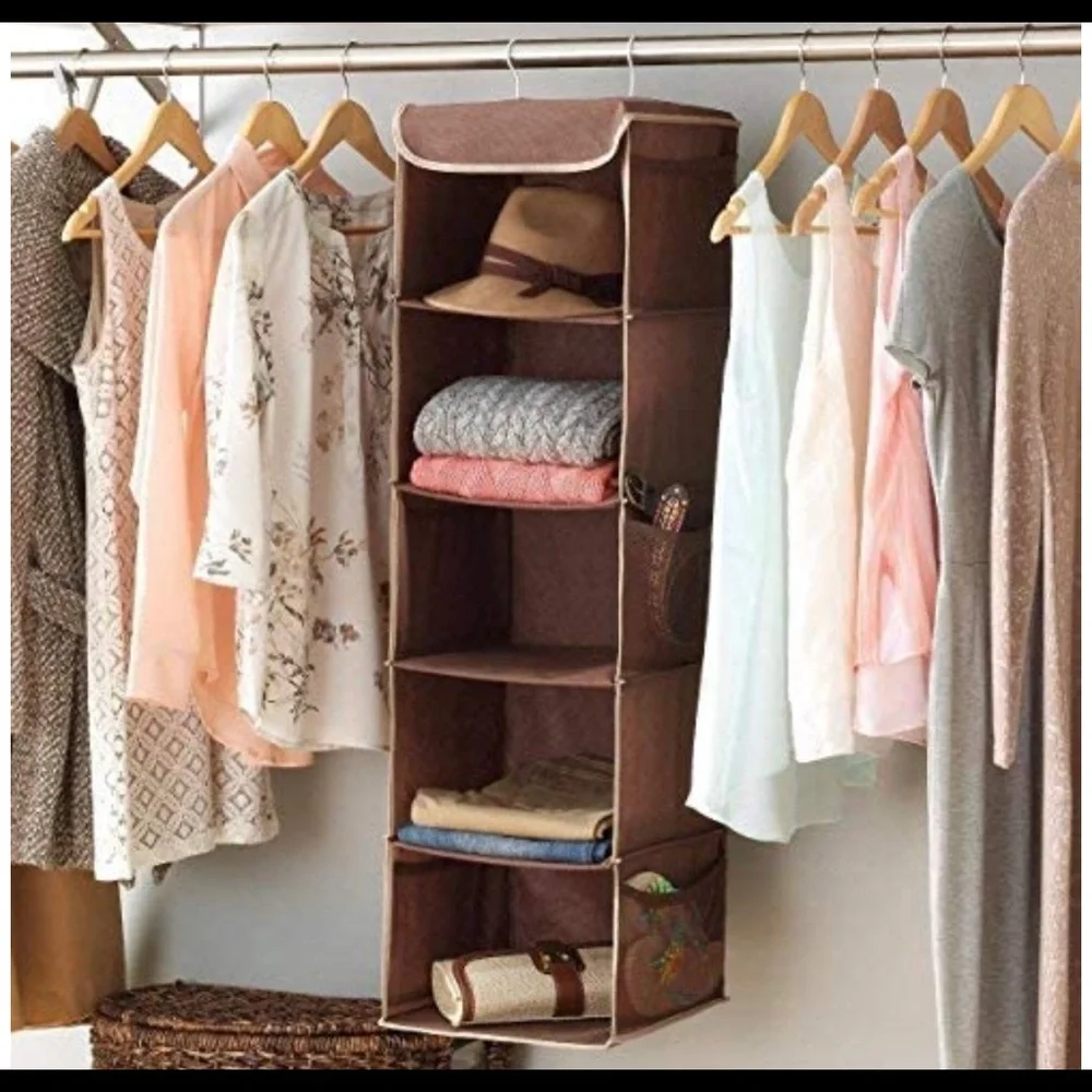 Whitmor Hanging Accessory Shelves Java, New‎